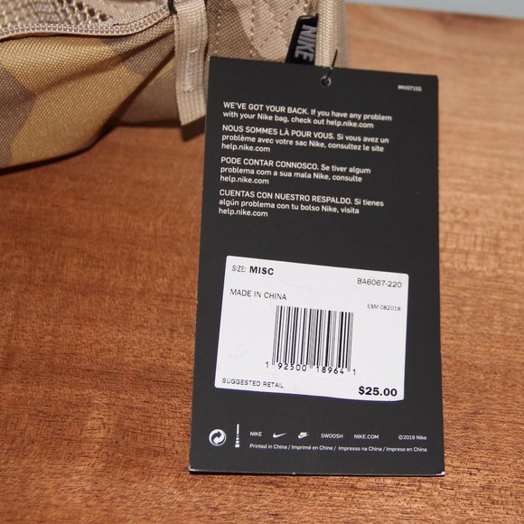 Nike SB Heritage Hip Pack Desert Camo Fanny Pack - Picture 7 of 7